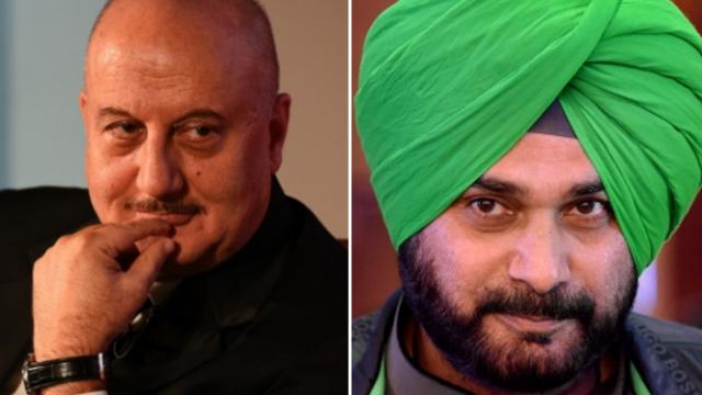 Anupam Kher ने दी Navjot Singh Sidhu को कम बोलने की सलाह।