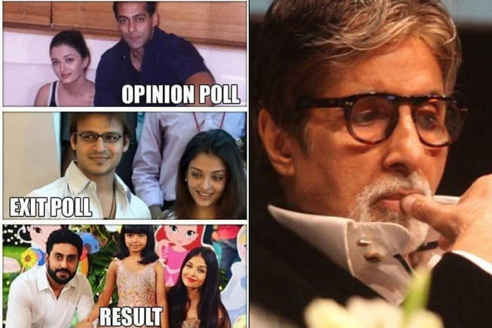Aishwarya Rai का मीम शेयर करने पर Vivek Oberoi पर भड़के Big B!