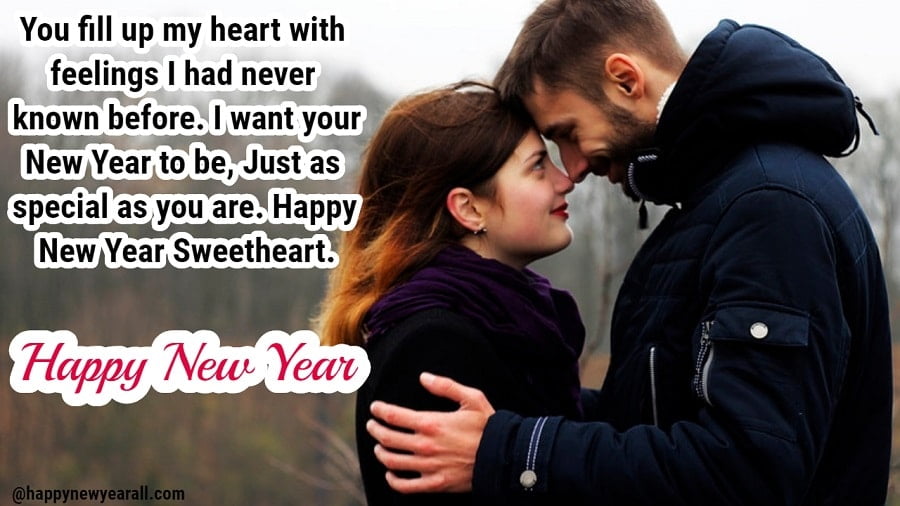 Happy New Year 2023 Romantic Wishes Status Quotes For GF