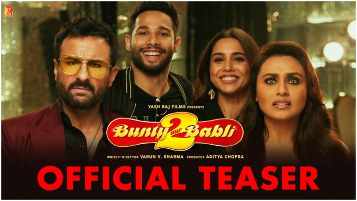 बंटी और बबली 2 के फर्स्ट लुक में सैफ अली खान और रानी मुखर्जी