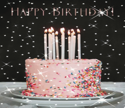 Happy Birthday Cake GIF Images