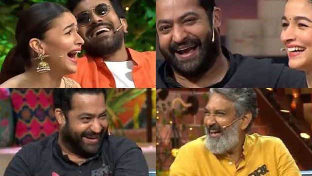 जूनियर एनटीआर के टीम आरआरआर के साथ मंच पर आने के बाद द कपिल शर्मा शो ट्विटर पर ट्रेंड कर रहा है