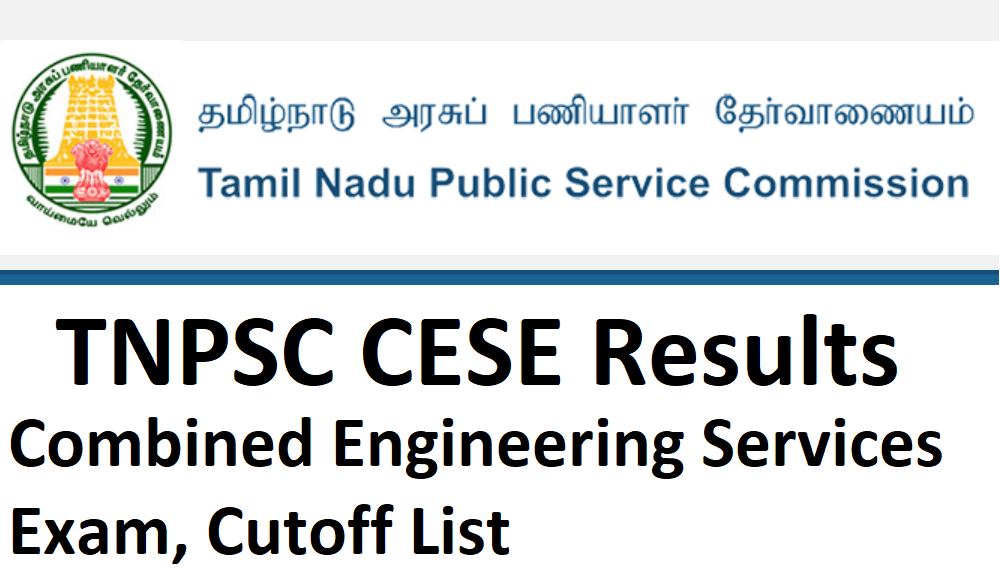 TNPSC CESE Exam Result 2022 Declared Check Cut Off List