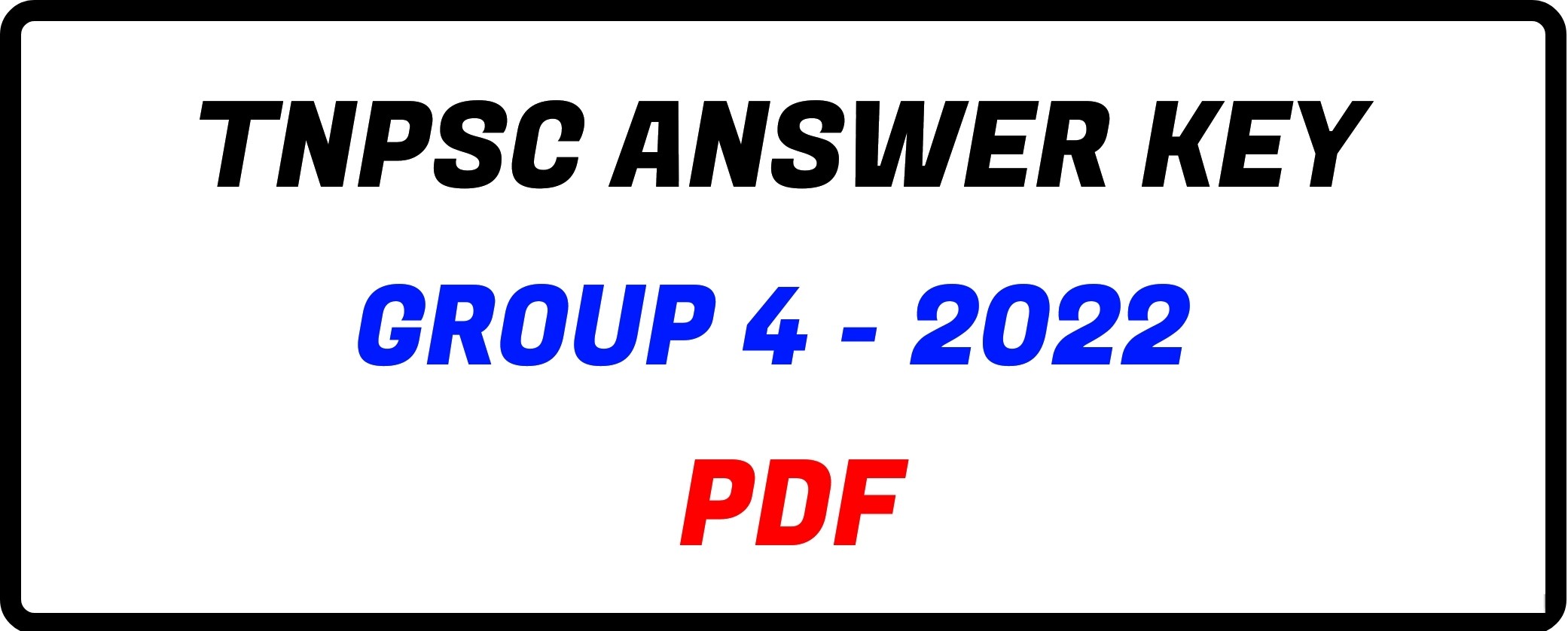 TNPSC Executive Officer Grade 4 Answer Key 2022