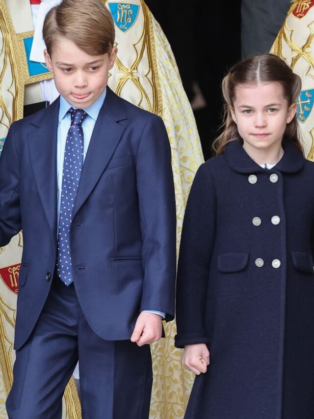 Prince George and Princess Charlotte take prominent role at Queen’s funeral