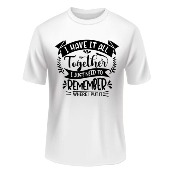 Round Neck Classic Graceful Tshirt For Men And Women - Unisex