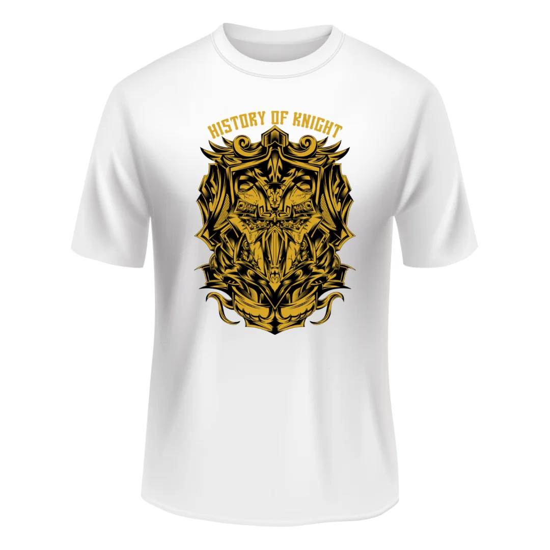 Round Neck Cartoon Print Tshirt For Men And Women - Unisex