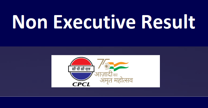 CPCL Executive Answer Key 2022 Cut Off Marks Merit List Link