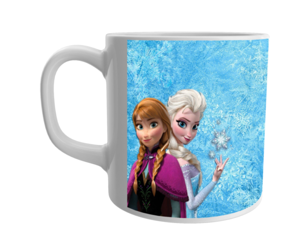 Frozen Elsa Anna White Ceramic Mug/Cup - Image 2