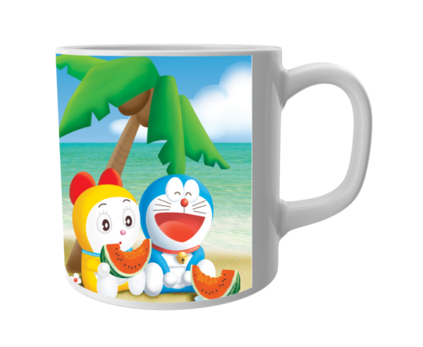 Cartoon Doraemon Coffee Milk Ceramic Mug - Image 2