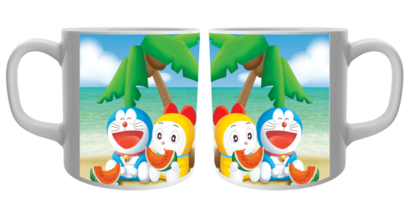 Cartoon Doraemon Coffee Milk Ceramic Mug - Image 3