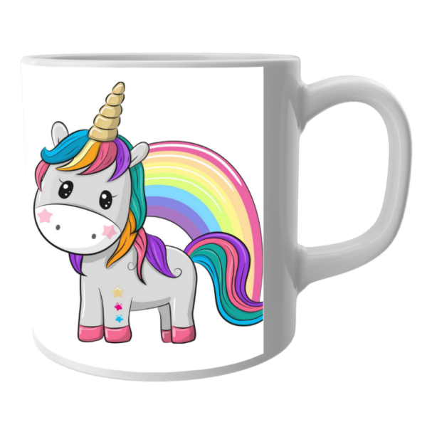 Ceramic unicorn best coffee mug - white coffee mug for the kids - Image 2