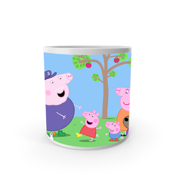 Peppa Pig Mug, Peppa pig Coffee Mug for Kids White Ceramic Mug. - Image 2