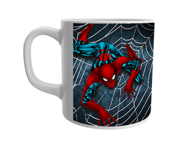 Spiderman Superhero Cartoon White Tea and Coffee Ceramic Mug, Mug for kids.