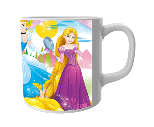 Product Guruji White Ceramic Dolls Cartoon Design on Mug for Kids. - Image 2