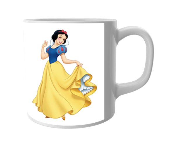 Product Guruji White Ceramic Dolls Cartoon on Coffee Mug for Kids/Children. - Image 2