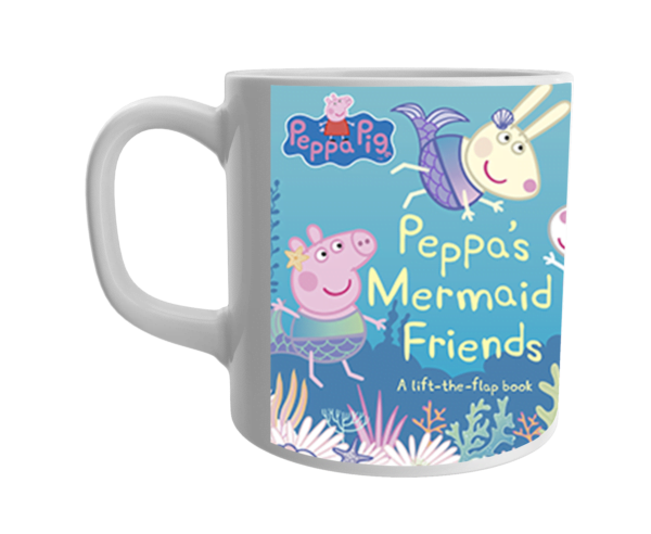 Product Guruji Peppa pig Friend Cartoon White Ceramic Coffee Mug for Kids.…