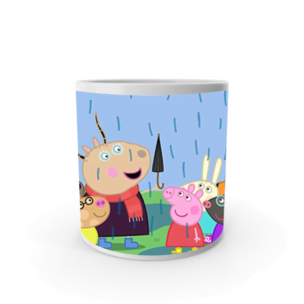 Product Guruji Peppa pig Friend Cartoon White Ceramic Coffee/Tea  Mug for Kids.… - Image 3