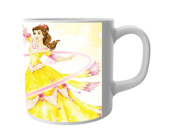 Product Guruji Belle doll Cartoon White Ceramic Coffee/Tea  Mug for Kids.… - Image 2