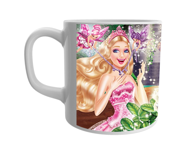 Product Guruji  Cartoon Doll Print White Ceramic Coffee/Tea  Mug for Kids.…