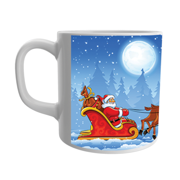 Product Guruji 'SANTA CLAUS'  Print White Ceramic Coffee/Tea Mug for Kids.…