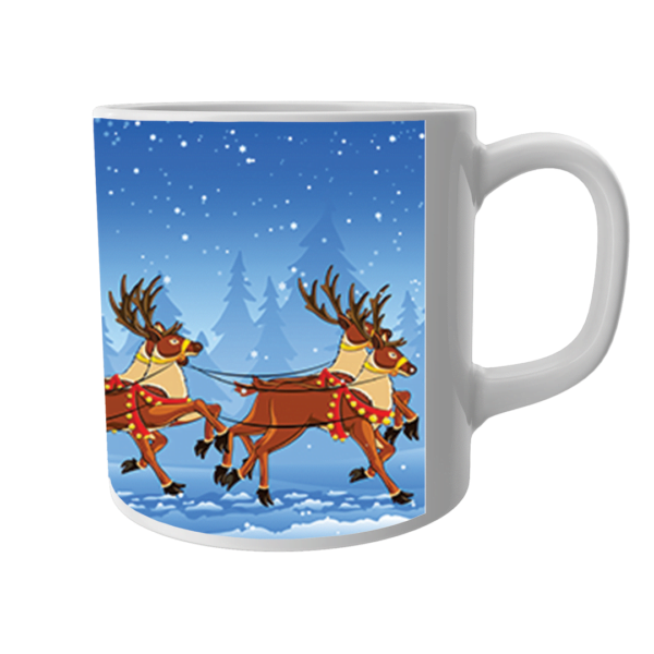 Product Guruji 'SANTA CLAUS'  Print White Ceramic Coffee/Tea Mug for Kids.… - Image 2