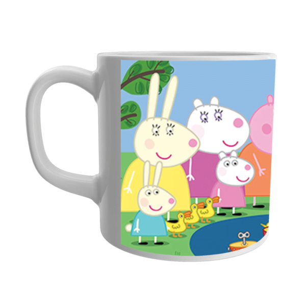 Product Guruji Peppa Pig Toon Print White Ceramic Coffee/Tea Mug for Kids.…