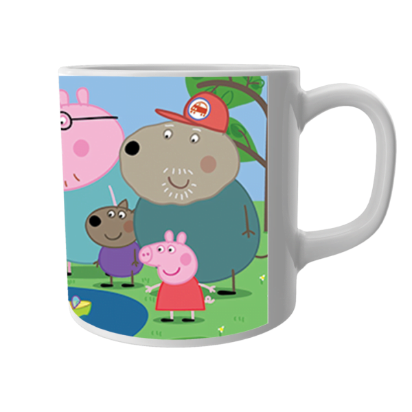 Product Guruji Peppa Pig Toon Print White Ceramic Coffee/Tea Mug for Kids.… - Image 2