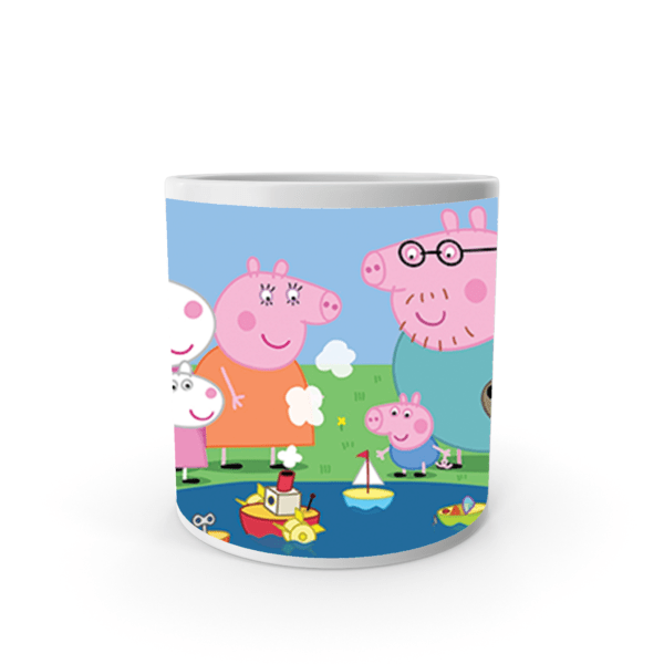 Product Guruji Peppa Pig Toon Print White Ceramic Coffee/Tea Mug for Kids.… - Image 3