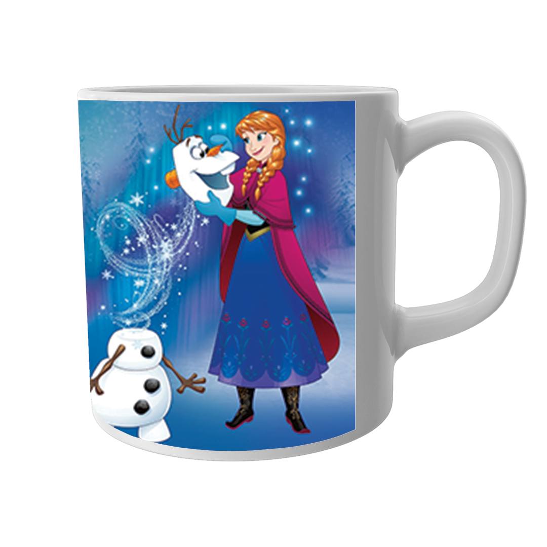 Product Guruji Disney Elsa Snowfall Toon Print White Ceramic Coffee/Tea Mug for Kids.… - Image 2