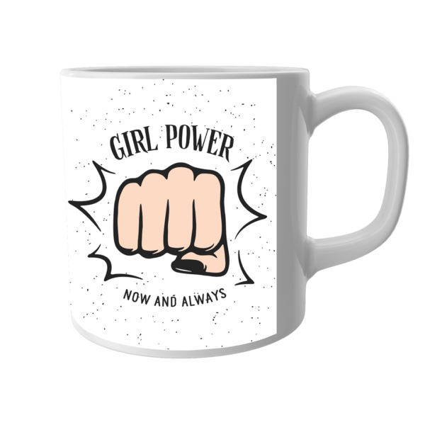 Product Guruji ‘Musicaly Text’ Print White Ceramic Coffee Mug for Girls... - Image 2
