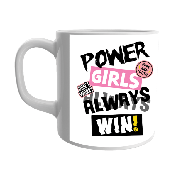 Product Guruji ‘Beautiful Text’ Print White Ceramic Coffee/Tea Mug for Girls...