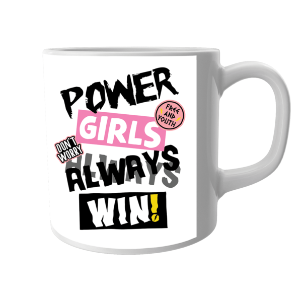 Product Guruji ‘Beautiful Text’ Print White Ceramic Coffee/Tea Mug for Girls... - Image 2