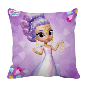 Product Guruji -Dolls Cartoon Design Cushions & Pillows Cover 12x12 with filler for kids, cartoon cushion for kids