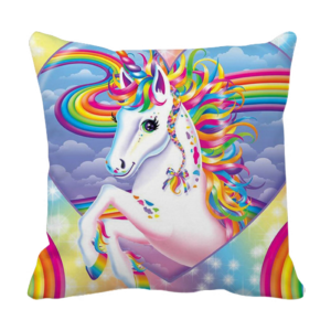 Product Guruji - Unicorn cartoon cushion for kids, best bithday gift for kids, cushion for baby kids, printed cushion for kids,