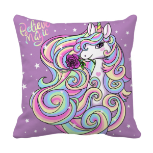 Product Guruji - Unicorn cartoon cushion for kids, best bithday gift for kids,