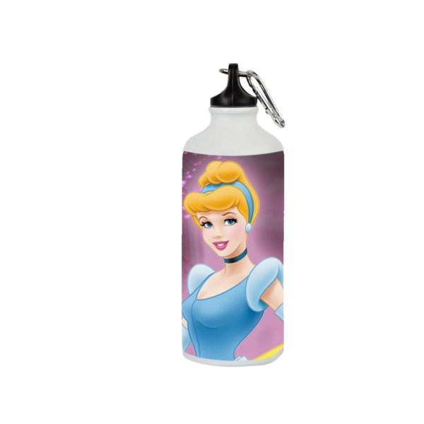 Product guruji Disney Princess Cartoon White Sipper Bottle 600ml For Kids/Gifts... - Image 2
