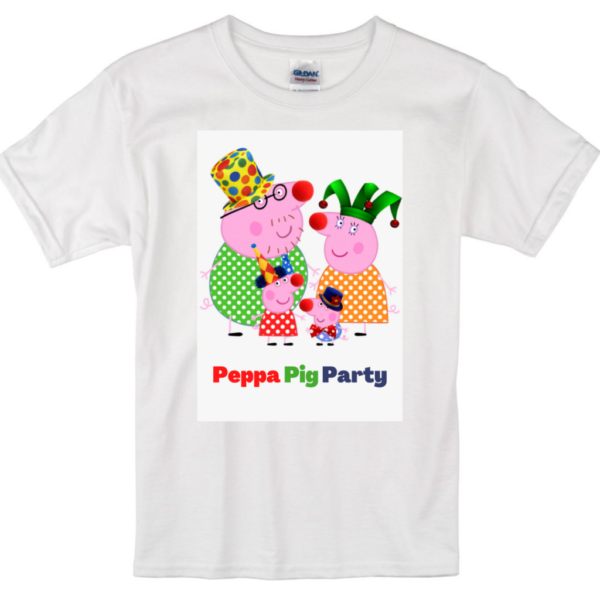 Peppa Pig  Party Cartoon Tshirt for Boys, Cartoon Tshirts for Kids… - Image 2