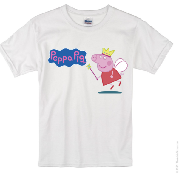 Peppa Pig King Cartoon Tshirt for Girls, Cartoon Tshirts for Girls… - Image 2