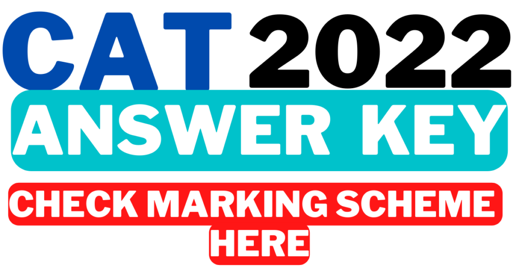 CAT 2022 Answer Key