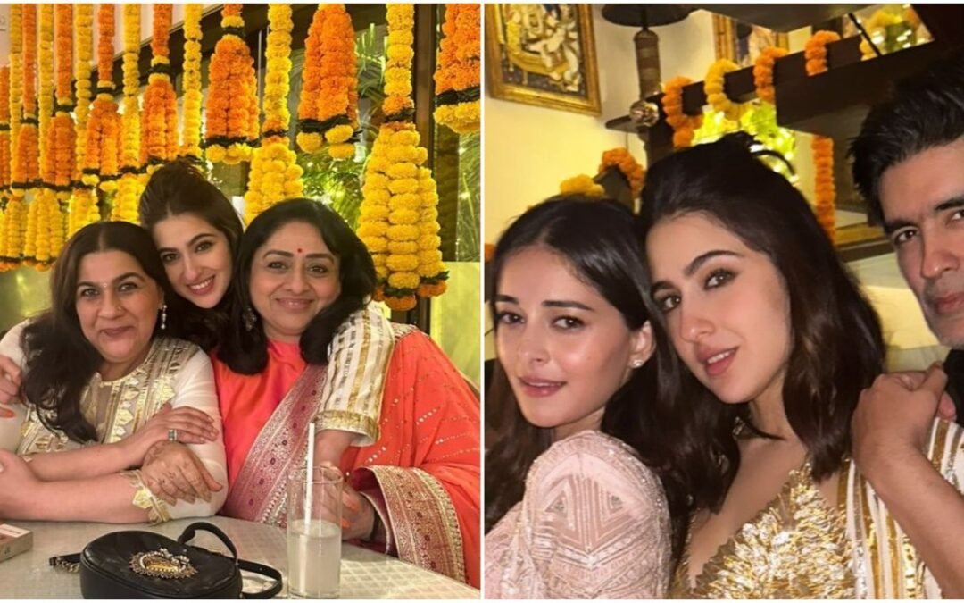 सारा अली खान की अंतरंग दिवाली पार्टी के अंदर अनन्या पांडे, माँ अमृता सिंह, मनीष मल्होत्रा ​​​​और बहुत कुछ