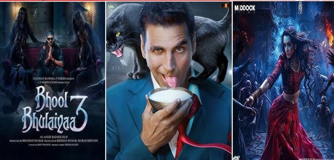 Upcoming horror comedy movies, top Bollywood horror comedy films 2025, best Indian horror comedy films, blockbuster upcoming movies, Stree 2 and Bhool Bhulaiyaa 3 competition