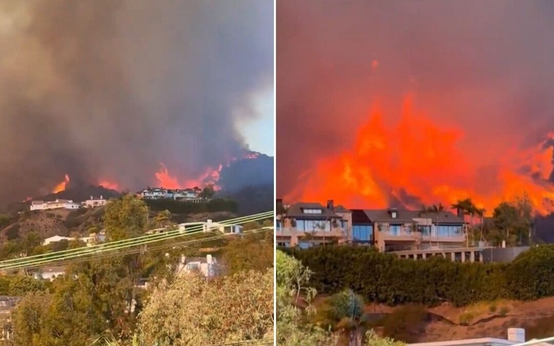 Los Angeles Wildfire devastating Hollywood homes, Hollywood wildfire destruction, Los Angeles wildfire impact on celebrities, celebrity houses destroyed by wildfire, forest fire damages in Los Angeles