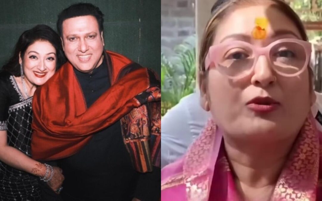 गोविंदा सुनीता वायरल वीडियो, गोविंदा बर्थडे पार्टी, गोविंदा तलाक अफवाह, सुनीता आहूजा केक काटने का वीडियो, गोविंदा शर्म से लाल