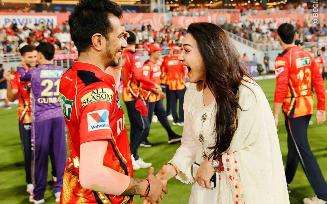 IPL 2025: चहल का विकेट, महवश-प्रिटी जिंटा का वायरल रिएक्शन