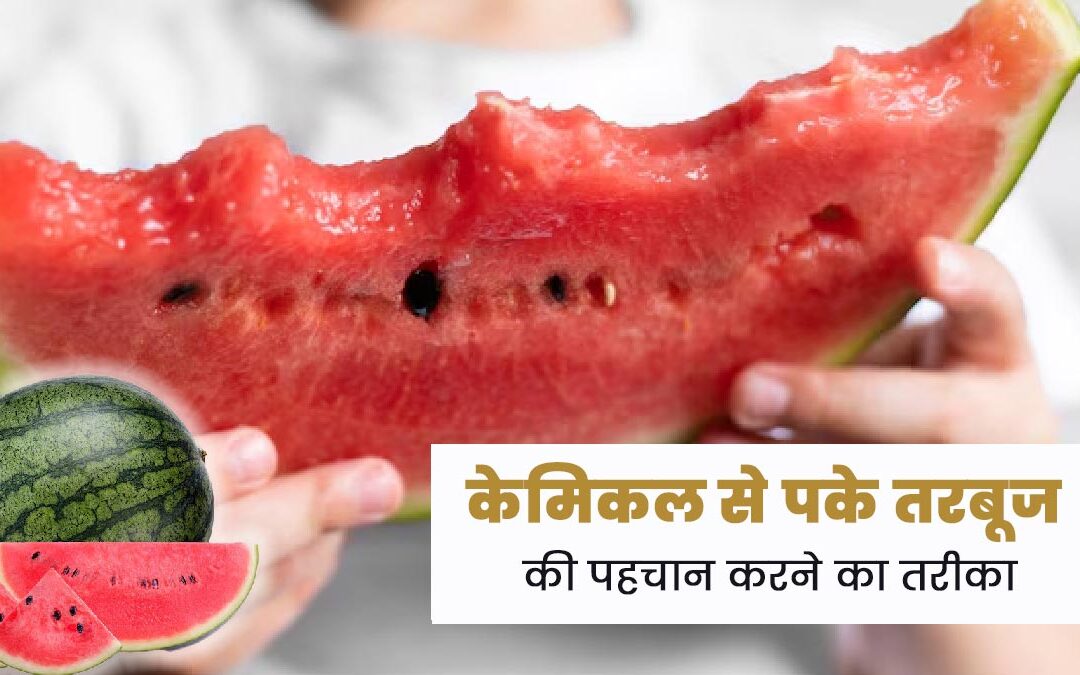 केमिकल से पका तरबूज पहचानने के तरीके, असली तरबूज कैसे पहचानें, नकली तरबूज के लक्षण, केमिकल वाले तरबूज का रंग और स्वाद, गर्मियों में सुरक्षित तरबूज खरीदें