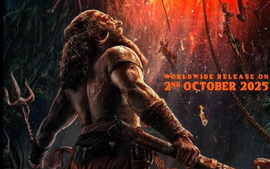 Kantara Chapter 1 poster release, Rishab Shetty birthday surprise, Kantara prequel first look, Kannada movie poster 2025, Rishab Shetty fierce look