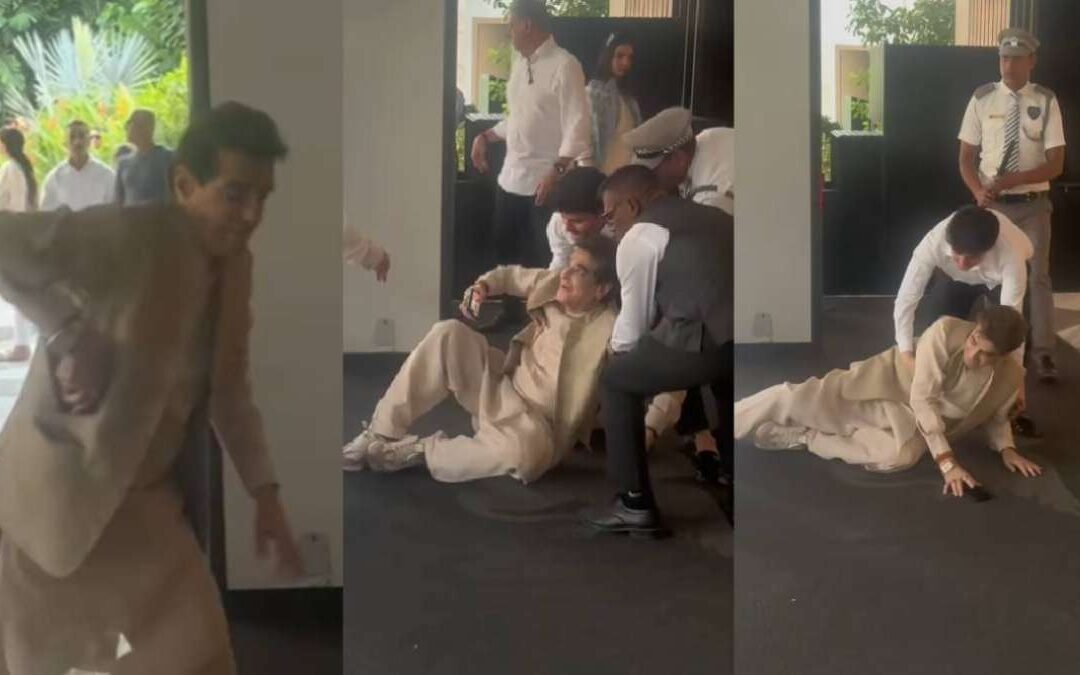 Jeetendra video viral, Bollywood actor falls while walking, Tusshar Kapoor health update, Jeetendra latest news, Bollywood celebrity viral video, Jeetendra health condition