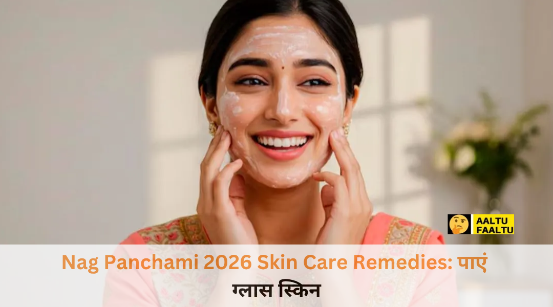 Nag Panchami 2026 skin care remedies applying natural face mask for glowing glass skin at home